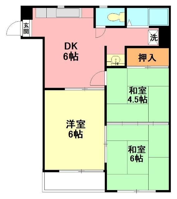 【テラスフルールの間取り】