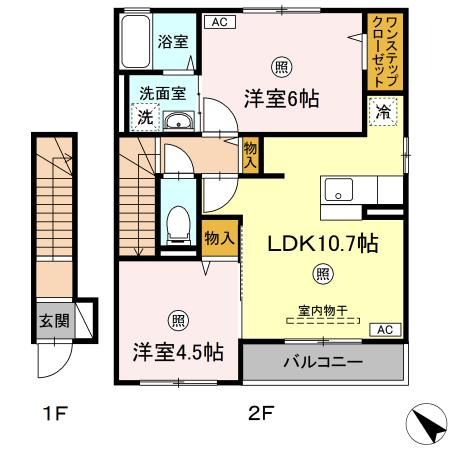 モダンコートT　B棟の間取り