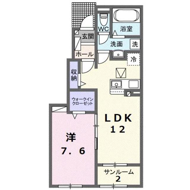 【シエル　インフィニ　川島田　Iの間取り】