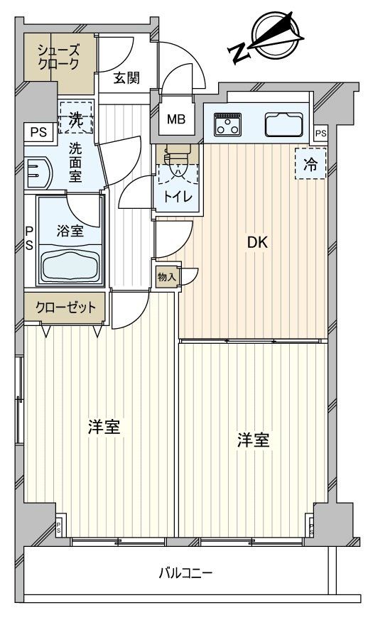 トーシンフェニックス日本橋兜町参番館の間取り