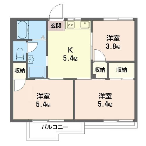 ハイツエントピアの間取り