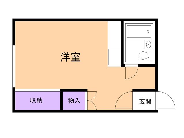 グランドール中央の間取り