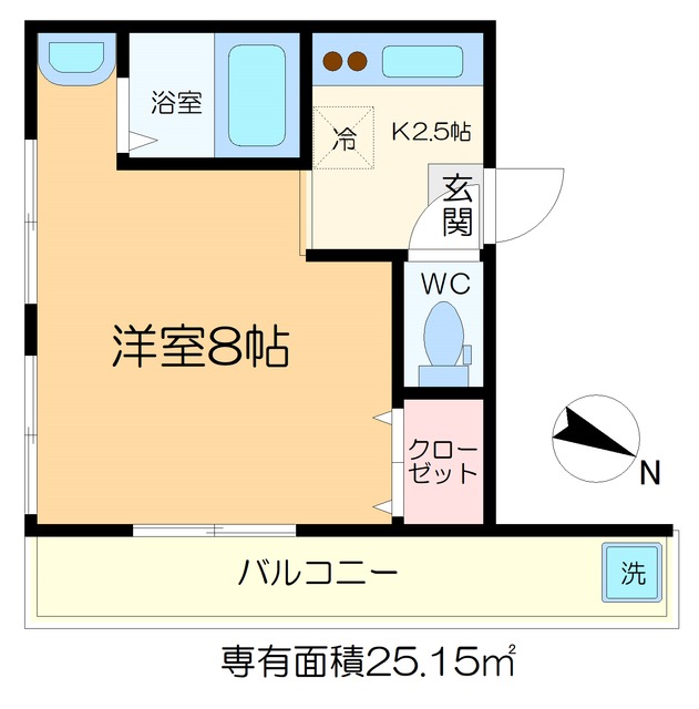 佐々木マンションの間取り