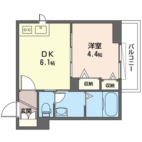 【villa Cosmos(ヴィラコスモス）の間取り】