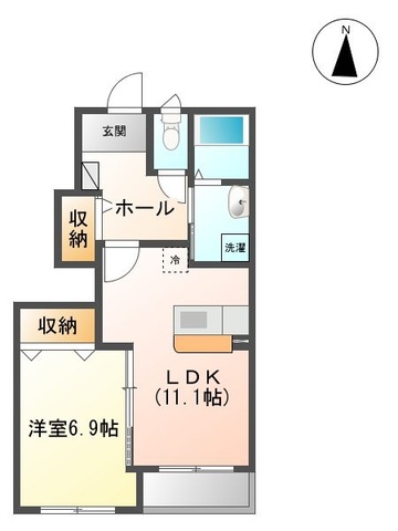 サンセットヒル東郷A棟の間取り