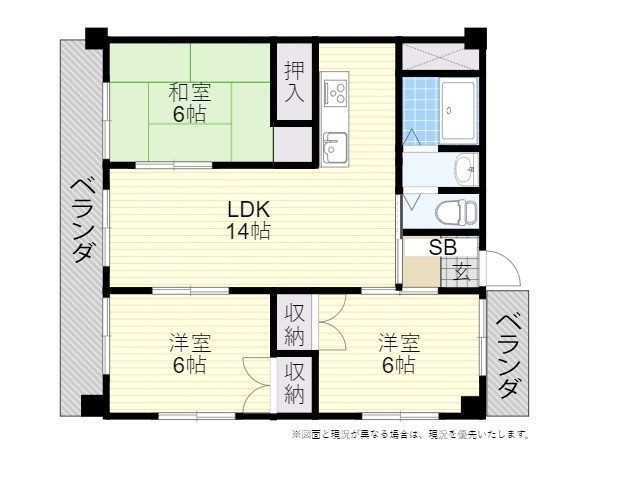 Ｌｏｆｔｙ２＆１の間取り