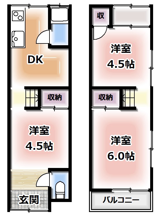 寝屋川市高倉のその他の間取り