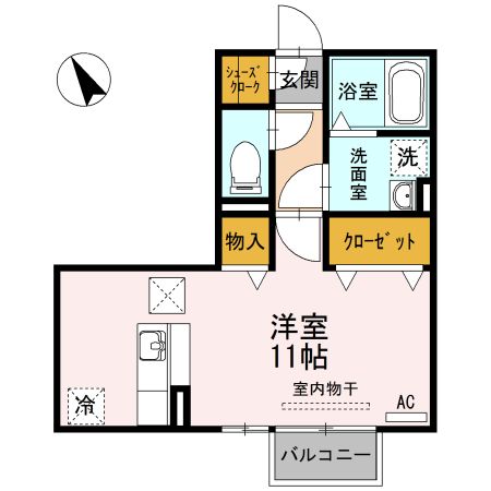 【額田郡幸田町大字相見のアパートの間取り】