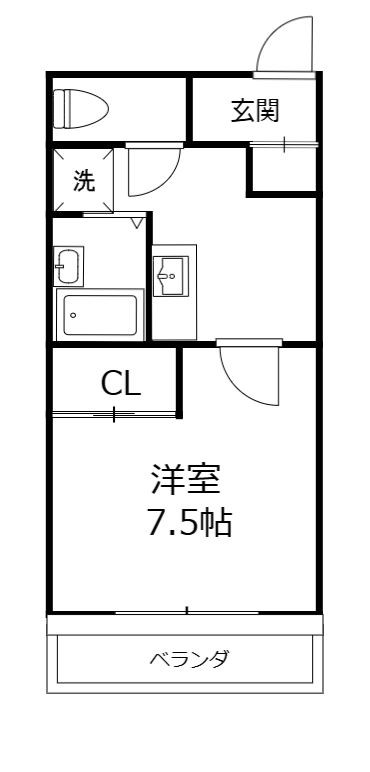 ドミトリー三好ヶ丘の間取り