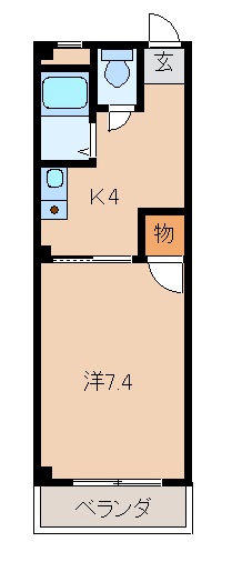 ナナヤマホーム岩出の間取り