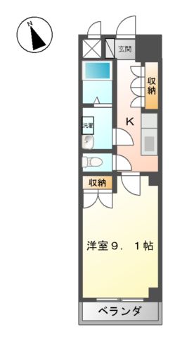 フォレスト　宮西の間取り