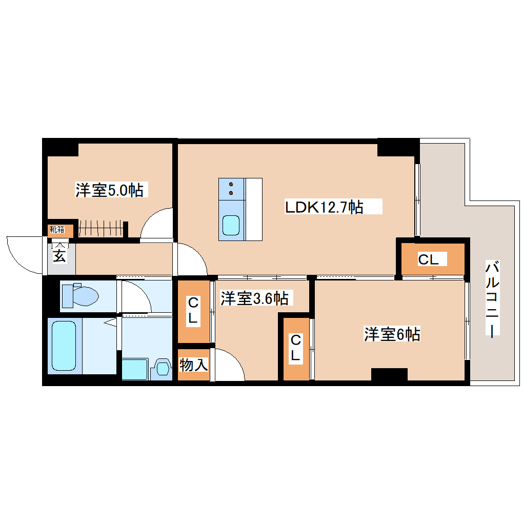 小田原45ビルの間取り