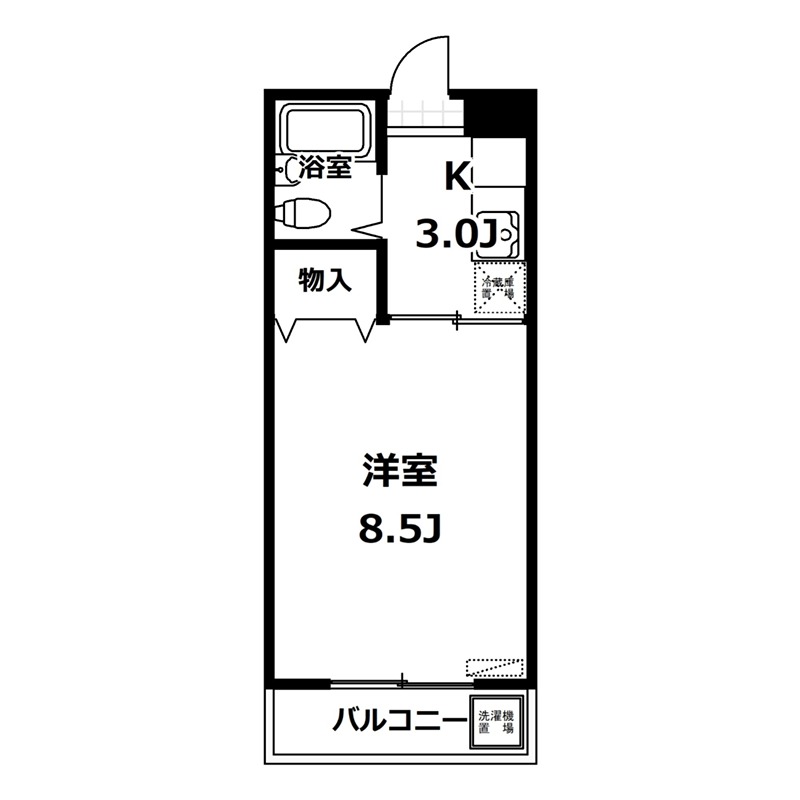 滝坂ハイツの間取り