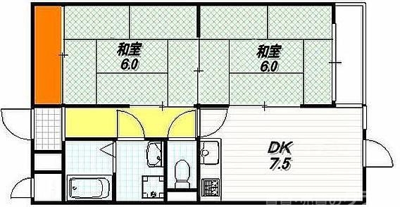 エスパシオ石田の間取り