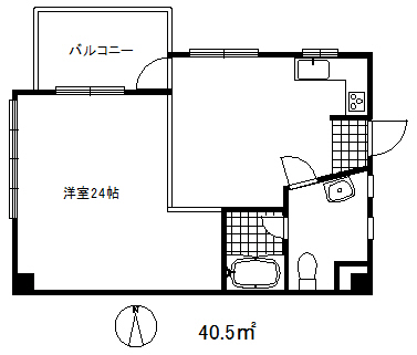 神戸マンションの間取り