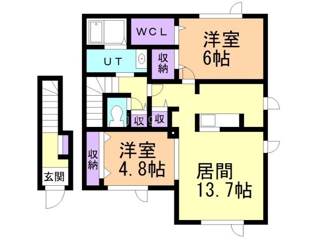 レトアはるにれの間取り