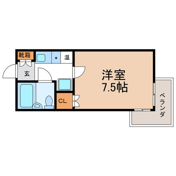 名古屋市南区中江のマンションの間取り