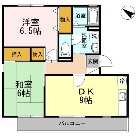 ボヌール藤の間取り