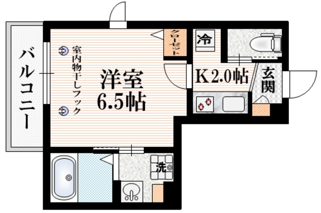 渋谷区代々木のマンションの間取り