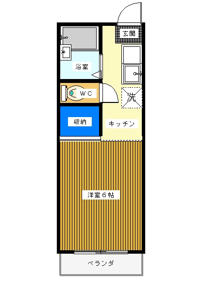 つくば市天久保のマンションの間取り