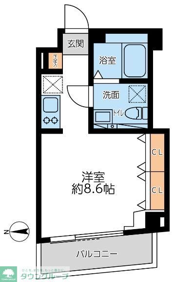 グランカーサ馬込Iの間取り