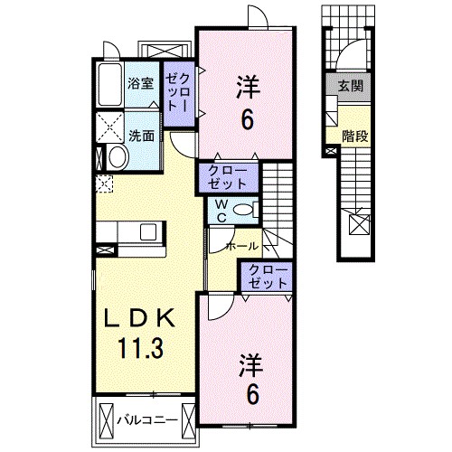 ネオ・シャルム本山の間取り