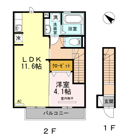 ソレイユ瑞穂の間取り