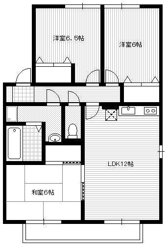 セジュール木乃原Ｄの間取り