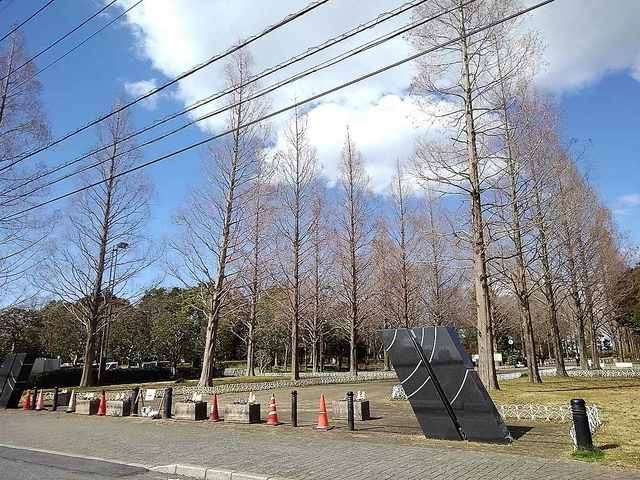 【草加市八幡町のアパートの公園】