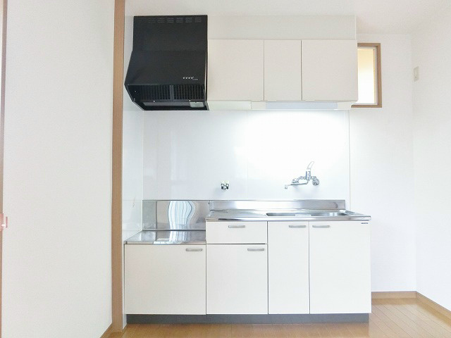 キッチン　キッチンガス2口設置可