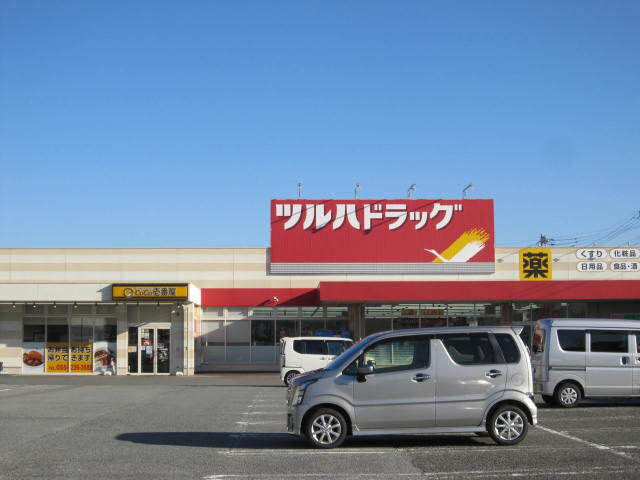 ドラックストア　ツルハドラッグ甲府国母店　徒歩１０分（ドラッグストア）まで750m