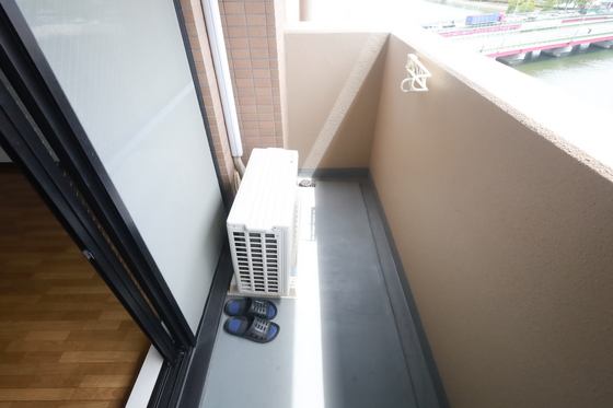 バルコニー　※別部屋の写真です