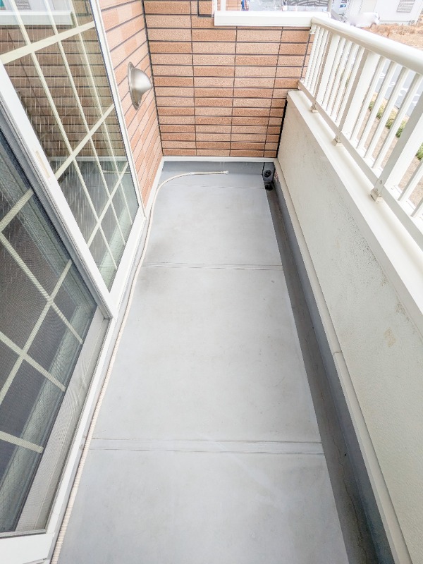 バルコニー　図面と現状に相違がある場合には現状を優先