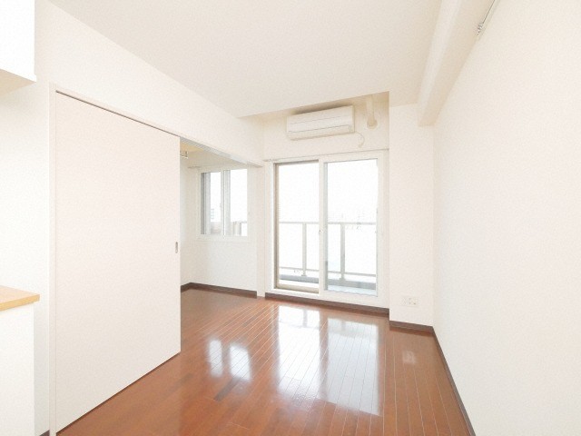 居室・リビング　嬉しいシステムキッチン付きです♪コンロを買わなくてもOK♪