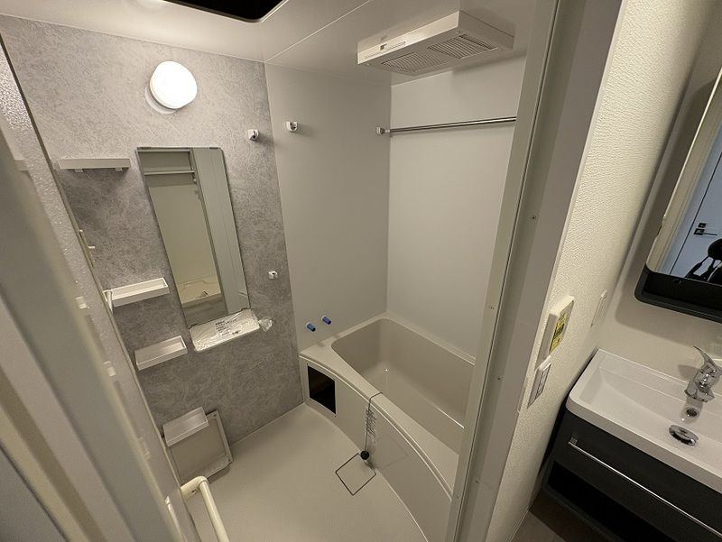 バス・シャワールーム　建築中の為同シリーズ建築時お写真です。