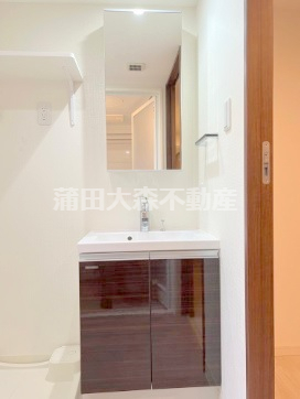 洗面設備　洗面脱衣所　独立洗面台　洗濯機置き場