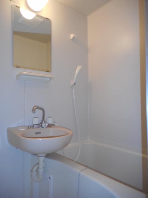 バス・シャワールーム　浴室には洗面ボウルがあります※同タイプ参考写真