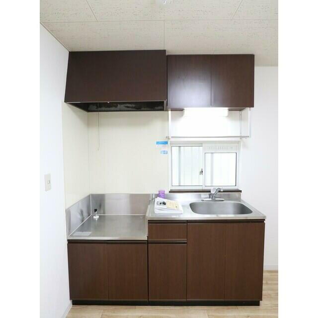 キッチン　2口ガスコンロ設置可です！