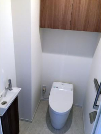 トイレ　ゆったりとした空間のトイレです