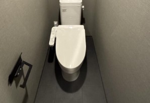 トイレ　ゆったりとした空間のトイレです