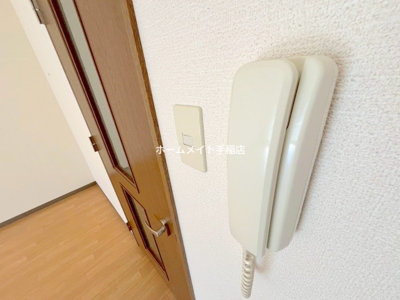 セキュリティ　インターホン付きです！