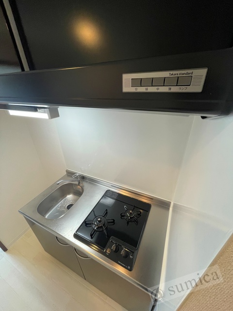 キッチン　２口システムキッチンでお料理楽しく♪♪