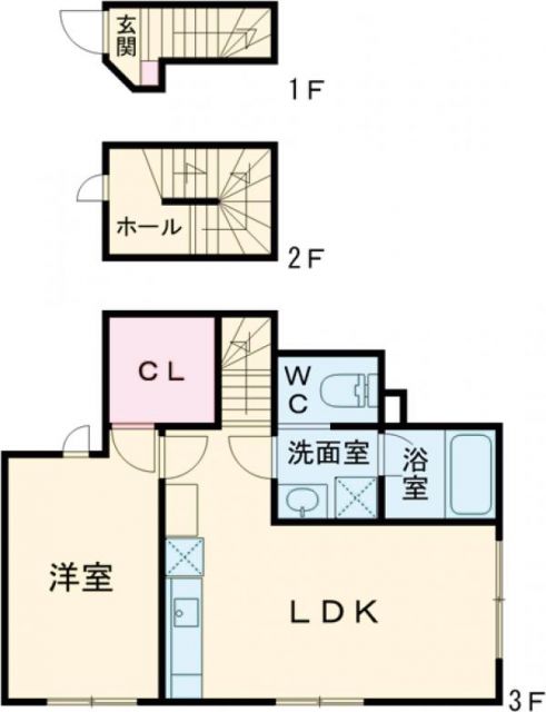 WoodCrest中延Residenceの間取り写真