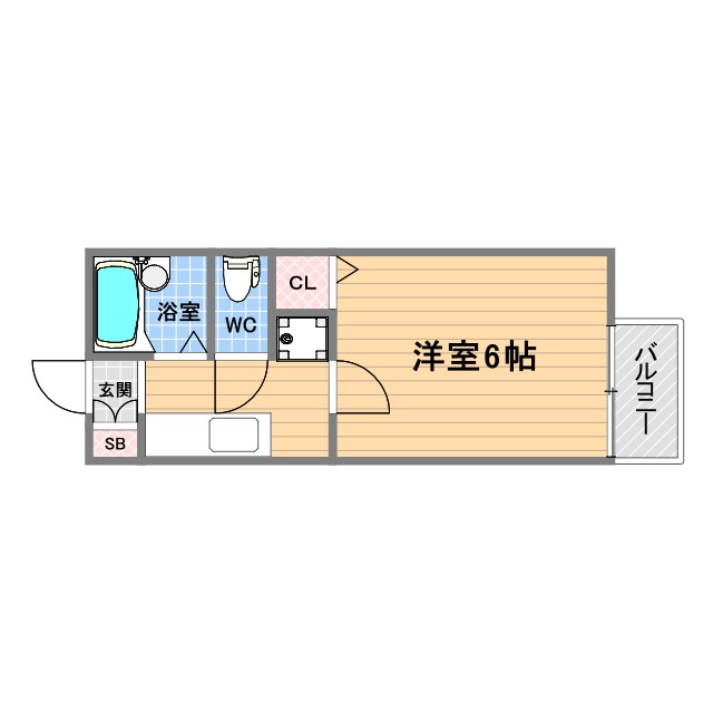 ラッキータウン 2番館の間取り写真