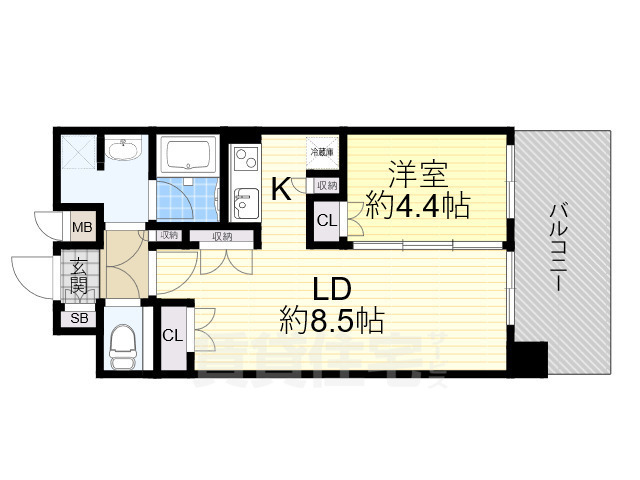 レジデンスエアポートの間取り写真