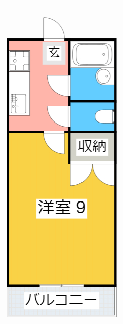 パレス緑の間取り写真