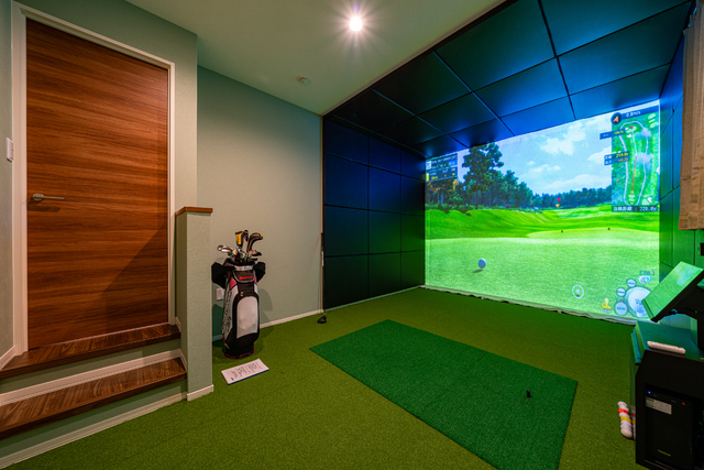 居室・リビング　Ｇ■ゴルフシミュレーター『ＪｏｙＧｏｌｆＳｍａｒｔ＋』