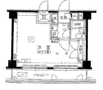 オーベル川崎の間取り写真