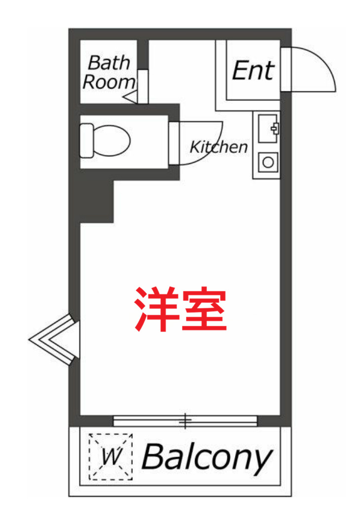 京急空港線 穴守稲荷駅 徒歩9分 2階建 築37年の間取り写真