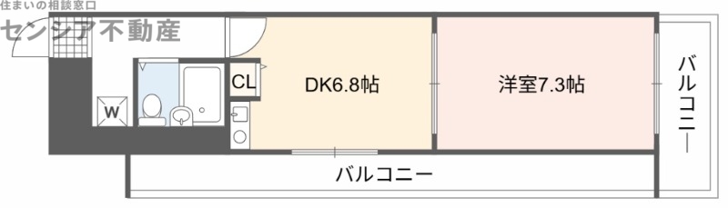 関目駅前ハイデンスの間取り写真